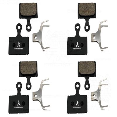 DiscoBrakes 4 Pairs of Ceramic Compound Pads Compatible with Tektro HD-R510 HD-R310 Disc Brakes, F10XS F10BS FM Brake Caliper