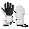 INPAKO Winter Ski Gloves Men Women, 3M Thinsulate Snow Gloves, Waterproof Windproof Touchscreen Snowboarding Gloves, 5-Layer Thermal Warm Cold Weather Gloves for Skiing, Snowboard, Snowmobile White XL view 1