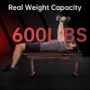 PASYOU Adjustable Weight Bench, Flat & Incline Strength Training Bench for Home Gym, 5 Incline Levels, 600 lb Weight Capacity, Multifunctional Workout Bench view 3