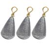 Fishing Weight Sinkers,15/30 Pieces Bass Casting Sinker Weights Bell Sinker Catfish Weight Streamline Drop Shot Sinker Saltwater 1/2oz - 30 Pack view 1