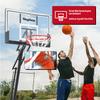 Basketball Hoop Outdoor,Portable Basketball Hoop with Impact Resistant PC Backboard,10FT Height Quickly Adjustable Basketball Goal System with Rebound Plate (White and Black, 48 inch Backboard) view 3