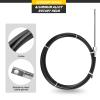 QYMOPAY Boats Steering System, 16ft Cable Outboard Steering Kit 3/4" Standard Tapered Shaft, Boat Steering System for Yachts, Fishing Boats and Other Watercraft view 3