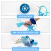 Handmade American Cast Net, BalanZze Casting Fishing Net for Bait Trap Fish, Throw Nets with Zinc Sinker Weights for Freshwater & Salt Water (3/4/5/6/8/9/10 Ft, 1/2 Inch Mesh Size) (9ft Radius) view 3