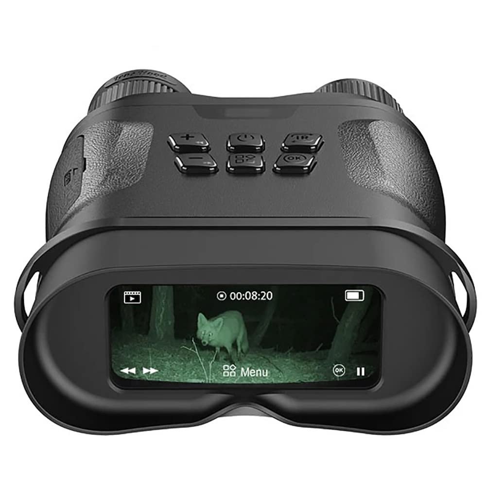 TAZYMKSD Digital Night Vision Binocular, 8X Digital & 2X Optical Zoom, Long Viewing Range, Take Photo & Video, for Complete Darkness, Hunting