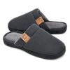 DL Men's Memory Foam Slippers Soft Men House Shoes Comfort Slip on Bedroom Slippers for Men with Anti-Skid Lightweight Sole Breathable Indoor and Outdoor,Dark Gray, Size7-8 view 1