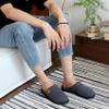 DL Men's Memory Foam Slippers Soft Men House Shoes Comfort Slip on Bedroom Slippers for Men with Anti-Skid Lightweight Sole Breathable Indoor and Outdoor,Dark Gray, Size7-8 view 2
