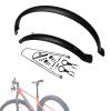 WRUIOY Mountain Bike Fenders Full Coverage Bicycle Mudguard Set Suitable for 27.5" x 1.95/2.02.1/2.25 Mountain Bike Front and Rear Mudguards (1.95''(60mm)) view 1