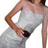 HzDazrl Women Sparkle Sequin Dresses Sexy Rave Party Cocktail Club Mini Dress Halloween Christmas Fashion Short Dresses (Fitted Silver, M) view 2