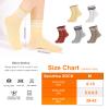 SeiorHou Striped Socks Women Tube Socks Retro Style Colorful Crew Funny Sock for Women(Small,6 Pairs,Multicolor 03) view 2