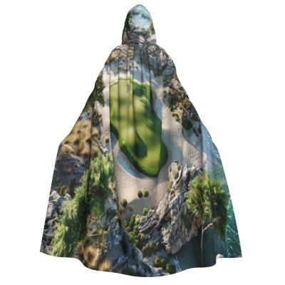 Jyckat Beach Golf Course - Cosplay Robe Costume Hooded Cloak, Halloween Cosplay Costume Robe Cloak Cape