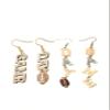 GAME DAY Earrings Letter Football Pendant Earrings Women's Football Earrings-C view 1
