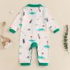 baorji Newborn Baby Boy Girl Golf Outfit Long Sleeve Polo Shirt Romper Infant Jumpsuit Pants 0-2T Baby Fall Winter Clothes (Green, 3-6 Months) view 3