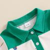baorji Newborn Baby Boy Girl Golf Outfit Long Sleeve Polo Shirt Romper Infant Jumpsuit Pants 0-2T Baby Fall Winter Clothes (Green, 3-6 Months) view 4