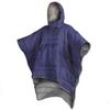 Winter Thermal Poncho Coat,Wearable Hoodie Blanket,Portable Camping Sleeping Bag Cloak Cape,Waterproof,Loose,Easy to Wear and Take Off,for Wheelchair Bound Individuals,Camping,Outdoors-Blue view 1