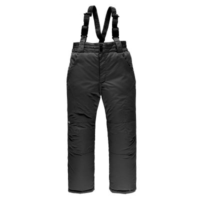 Kids' Insulated Snow Bib Overalls Boys Girls Unisex Classic Snow Pant Ski Pants Winter Snowsuit (Black, 11-12 Years)