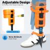 Tree Climbing Spike Set Tool with Adjustable Safety Harness Belt Lanyard Straps Carabiner Rope Non-Slip Pedal Gear for Outdoor Fruit Pick Hunting Observation Jungle Survival view 2