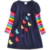 VIKITA Girls Winter Dress & Tights LH5805+SF5003-10T view 2