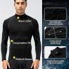 Men's Compression Shirts Long Sleeve Athletic Running Tops Football Turtle Neck Shirts Sport Baselayer Undershirt view 4