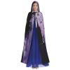 Jyckat Purple Black Goth Spooky - Cosplay Robe Costume Hooded Cloak, Halloween Cosplay Costume Robe Cloak Cape view 2