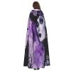 Jyckat Purple Black Goth Spooky - Cosplay Robe Costume Hooded Cloak, Halloween Cosplay Costume Robe Cloak Cape view 4
