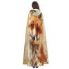 Jyckat Cute Animal Fox Flower - Cosplay Robe Costume Hooded Cloak, Halloween Cosplay Costume Robe Cloak Cape view 4