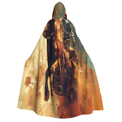 Jyckat Cool Bull Riding - Cosplay Robe Costume Hooded Cloak, Halloween Cosplay Costume Robe Cloak Cape
