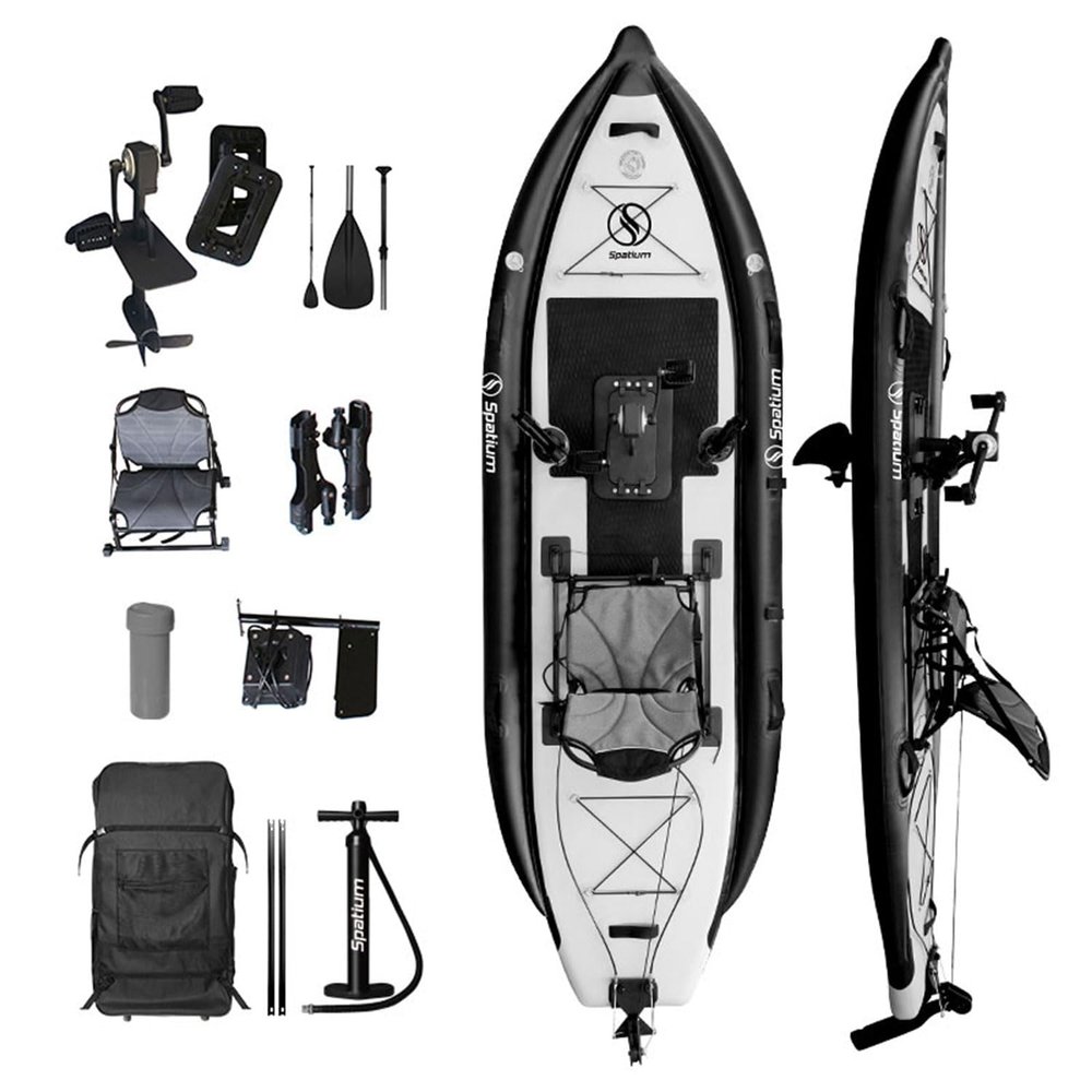 Inflatable Pedal Boat|Sit on Top Pedal Drive Fishing Kayak One Person Boat Stand Up Kayak for Adults Suitable for Rivers, Oceans, Lakes, Fun Water Sports