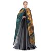 Jyckat Unflower Floral Butterflies Art - Cosplay Robe Costume Hooded Cloak, Halloween Cosplay Costume Robe Cloak Cape view 3