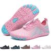 LELISKA Barecourt: 2.0 Barefoot Pickleball Shoes, Womens Mens Barefoot Shoes, Thin Sole, Zero Drop, Wide Toe Box (Pink,4 Men/5 Women) view 1