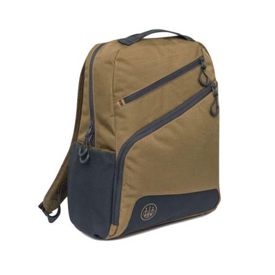 Beretta GameKeeper EVO Durable Waterproof Lightweight Multi-Functional Outdoor Hunting Shooting Organizer Backpack with Padded Shoulder Straps & Breathable Back Support, 18L Capacity, Otter & Ebony