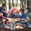 Camping Pot, Camping Coffee Kettle, Mugs Set, Stainless Steel Lightweight Kettle Bottle Cup Pot, with Collapsibles Handle and Lid for Ootdoor Hiking Backpacking Picnic, 12.3oz (Long Handle) view 2