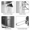 Camping Pot, Camping Coffee Kettle, Mugs Set, Stainless Steel Lightweight Kettle Bottle Cup Pot, with Collapsibles Handle and Lid for Ootdoor Hiking Backpacking Picnic, 12.3oz (Long Handle) view 4