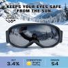FMY Snowboard/Ski Goggles for Adult,Over Glasses Anti Fog UV Protection Skiing Goggles for Men Women Youth view 3
