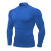 Men's Compression Shirts Long Sleeve Athletic Running Tops Football Turtle Neck Shirts Sport Baselayer Undershirt view 1