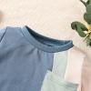 Baby Toddler Boy Sporty Leggings for Teen Girls Fall Infant Casual Color Blocking Long Sleeve (Blue, 12-18 Months) view 2