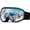 VEWOE Ski Goggles OTG for Men Women, Anti-Fog Snowboard Goggles UV400 Protection Snow Goggles for Adult Youth view 1