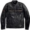 Zforge Mens Passing Link Black Leather Biker Jacket Motorcycle Triple Vents Cafe Racer Jacket (US, Alpha, 4X-Large, Regular, Regular, Faux Leather) view 1