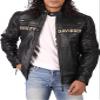 Zforge Mens Passing Link Black Leather Biker Jacket Motorcycle Triple Vents Cafe Racer Jacket (US, Alpha, 4X-Large, Regular, Regular, Faux Leather) view 2