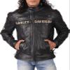 Zforge Mens Passing Link Black Leather Biker Jacket Motorcycle Triple Vents Cafe Racer Jacket (US, Alpha, 4X-Large, Regular, Regular, Faux Leather) view 3
