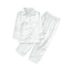 2025 Family Satin Christmas Pajamas Sets Solid Silk Xmas Pjs Matching Sets Soft Sleepwear for Mens Womens Adults Kids Kid White view 3