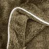 AQAYL Faux Fur Coat Women Zip up Long Hoodies Long Sleeve Hooded Jacket Drawstring Hoodies Warm Winter Coats Fashion Outfits Khaki view 3