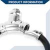 Hihaha Bicycle Lock with Key/Portable Ring Cable Anti-Theft Bike Lock for Mountain Bike Road Bike/Mini Ring Lock Alloy ABS PVC 39cm / 1 Pc Black view 3