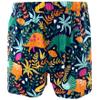 ROCK ATOLL Men's Traditional Cotton Boxer Shorts in Fun Unusual Pattern & Bold Prints (Small, Black Dinosaur Print) view 1