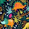 ROCK ATOLL Men's Traditional Cotton Boxer Shorts in Fun Unusual Pattern & Bold Prints (Small, Black Dinosaur Print) view 3