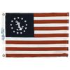 321118 12" x 18" Dyed U.S. Yacht Ensign Flag 32-1118 view 1