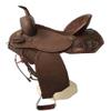 BNB International Western Barrel Racing Wooden Tree Horse Saddle Handmade Premium Leather Comfort Horse Trail Equestrian Tooled Carved Horse Saddle Riding Size: 10-18 inch MOL02 (18) view 1