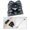 Aymzbd 2Pcs Pool Billiard Cue Straightness Checker Snooker Club Roller Straightness Detector Men Women Repair Inspect Tool for Bar, Black view 4