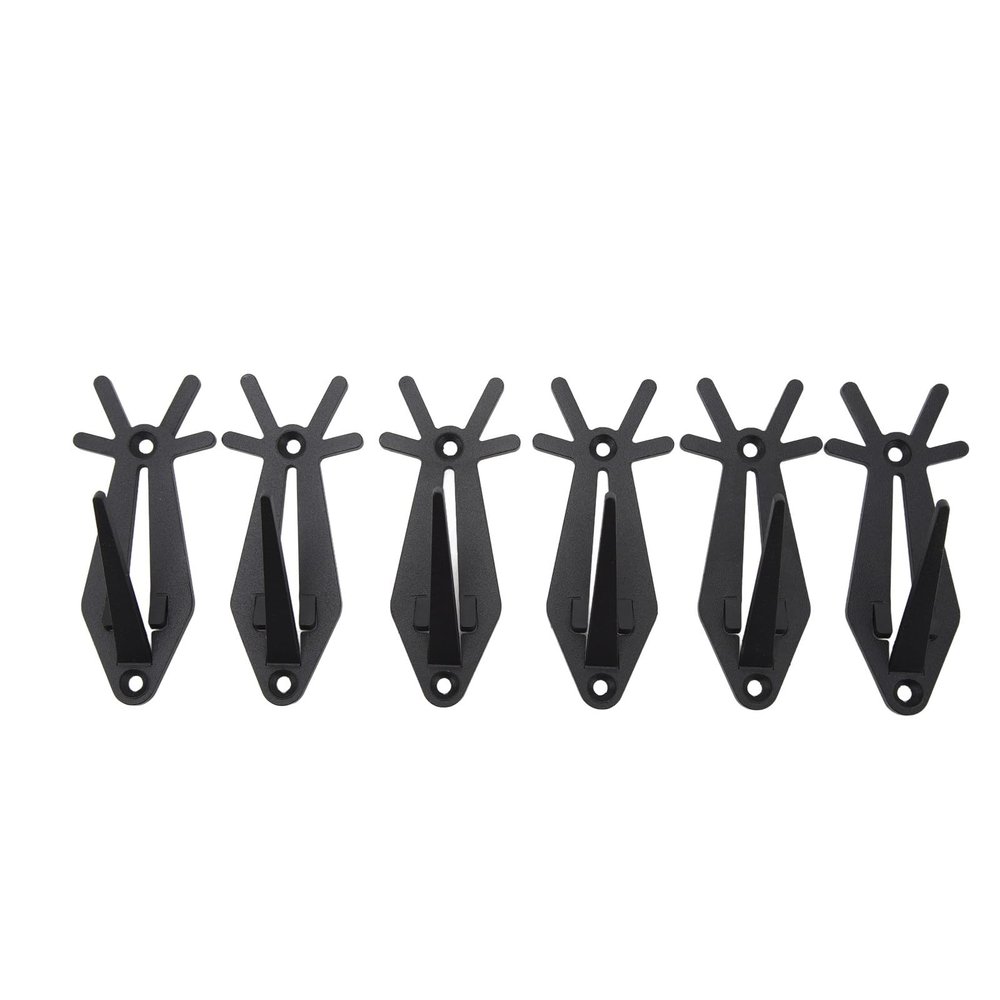 Mounting Skull Hanger, Skull Wall Mount Bracket, Iron Hangers, 6 Pieces, Easy Installation for Indoor