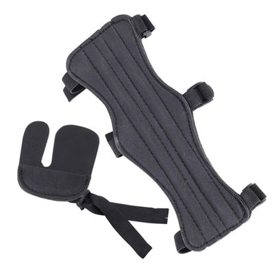 OHPHCALL Arm Guard and Finger Protector Set for Archery Lightweight Portable Skin-Friendly Protection for Shooting Practice Archery Enthusiasts
