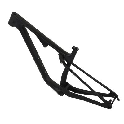 Srliya Carbon Fiber Mountain Frame 17in 29ER Full Suspension Shock Absorption Frame for Riding